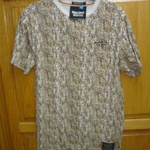 MENS STANDARD & GRIND from CLOTHING & MOVEMENT SHORT SLEEVED TSHIRT SZ L BROWN